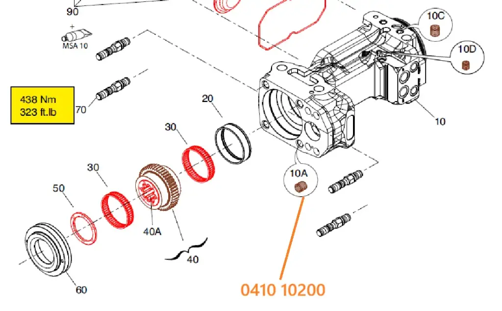  0410 10200 / 041010200 INSERTO MONTABERT HC 55 