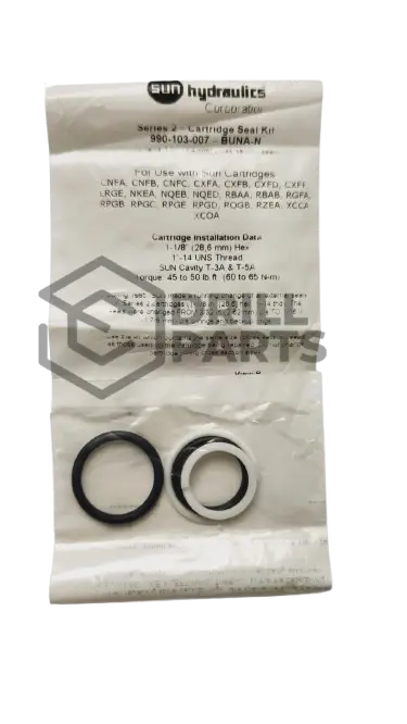 990103007 Series 2 - T-3A cavityand T-5A cavity, buna-N, cartridge seal kit CNFA  CNFC  CXFB  CXFF  CNFB  CXFA  CXFD