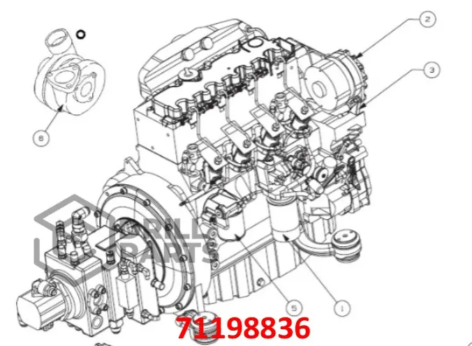 71198836  FILTRO ACEITE MOTOR JUMBO DD310