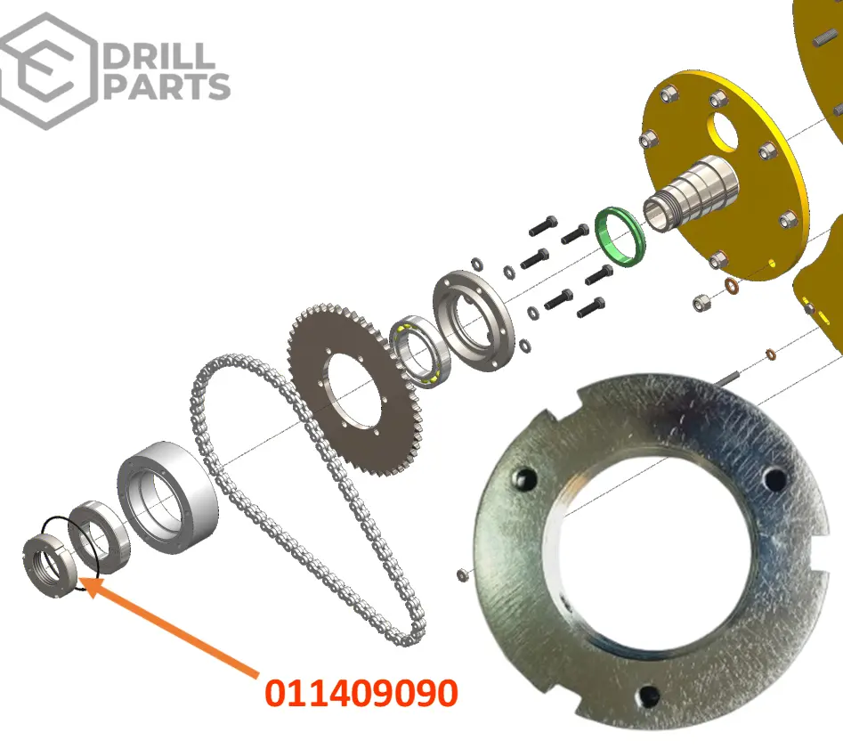   011409090 TUERCA DE COLECTOR  BOLTER 88