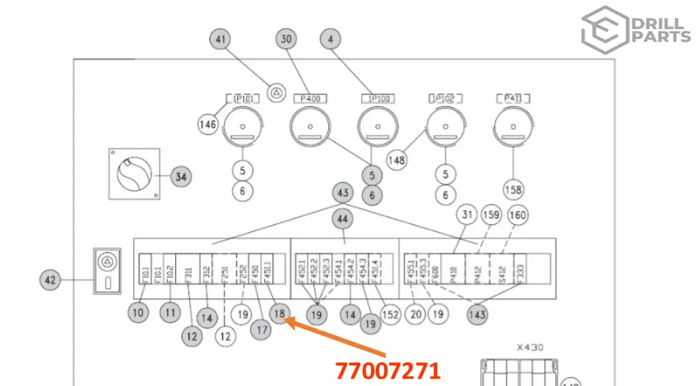 77007271 INTERRUPTOR TERMOMAGNETICO JUMBO DD311 