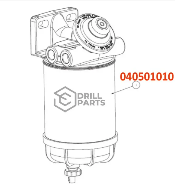 040501010  ELEMENTO DE FILTRO SEPARADOR DE AGUA BOLTER 88 