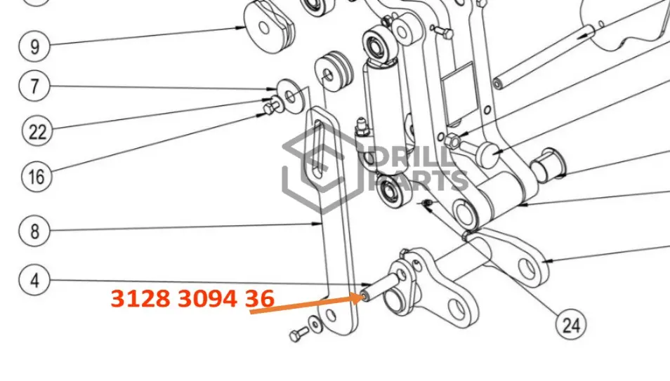SHAFT 3128 3094 36