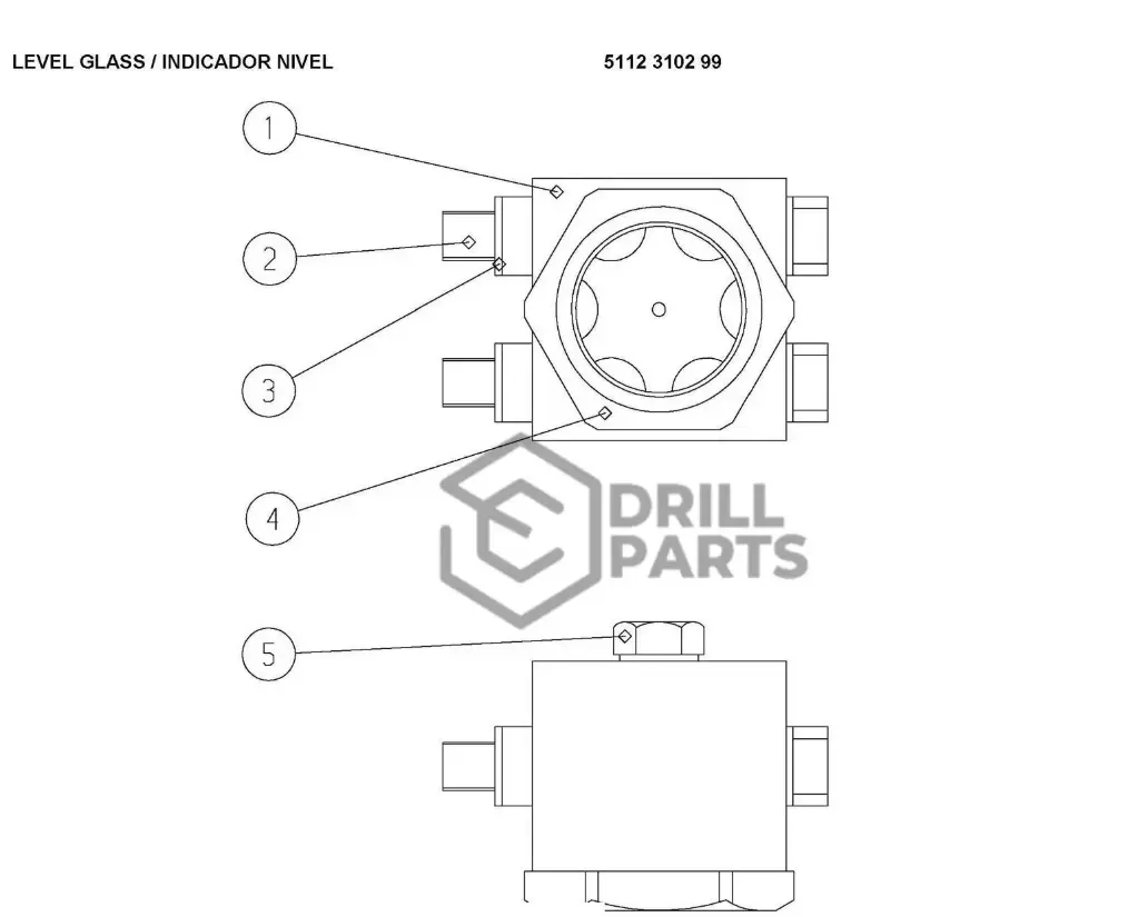 0704 09024 LEVEL GLASS BOLTER 99