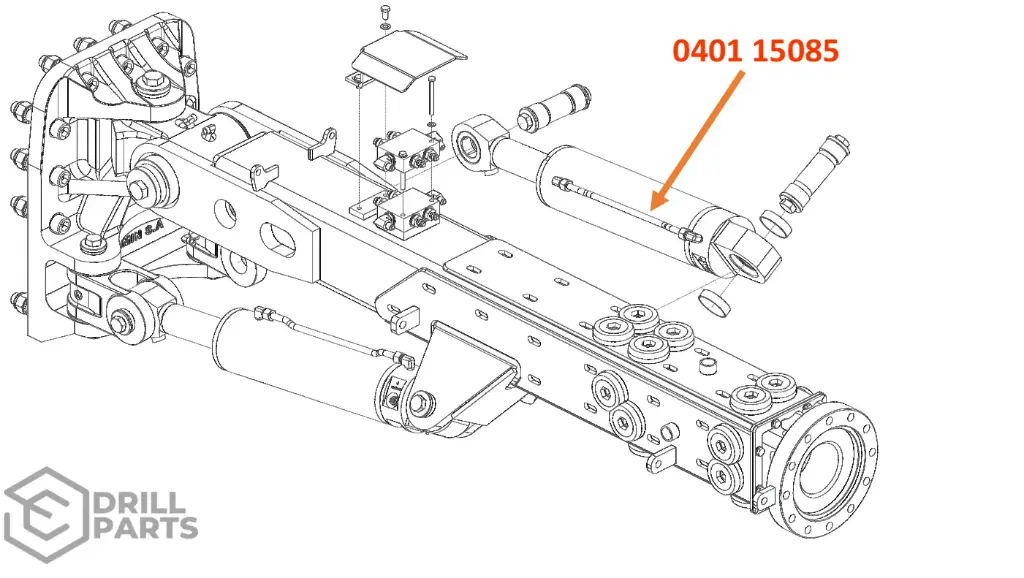 0401 15085 CILINDRO GEMELO INFERIOR MUKI  FF