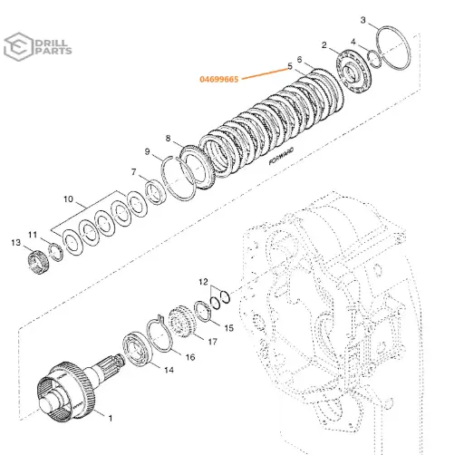 04699665 DISC FRICCION SCOOP LH203