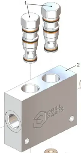 040445002/ 0404 45002  VÁLVULA DOBLE CHECK  BOLTER 