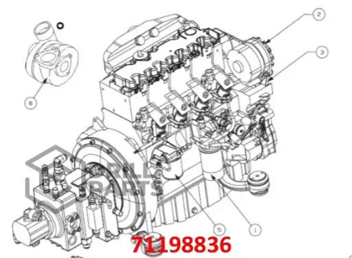 71198836  FILTRO ACEITE MOTOR JUMBO DD310
