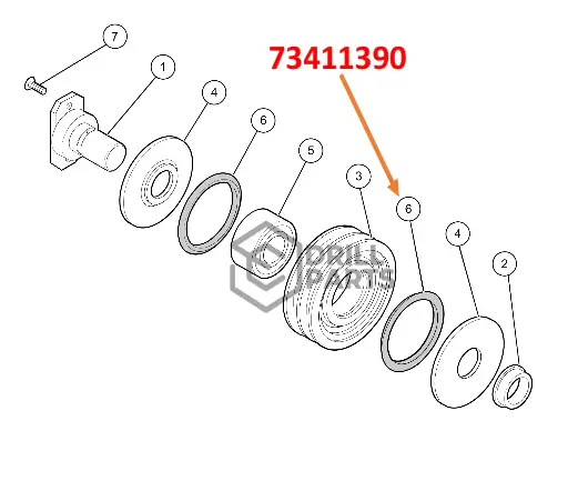 73411390  RETEN PROTECTOR POLEA  