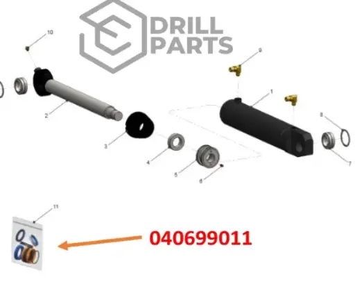 040699011 KIT DE SELLOS CILINDRO DIRECCION BOLTER 88