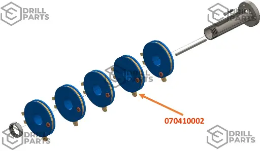070410002 DISCO DE COLECTOR  250A 600V  BOLTER 88 / BOLTER 99