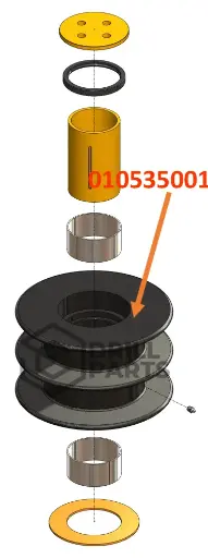 010535001  TAMBOR DE MANGUERA JUMBO TROIDON 55XP