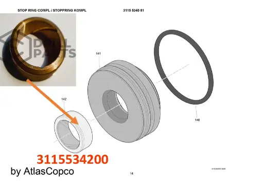 3115534200 GUIDE COP 1838HD+ EPIROC