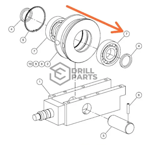 86798699 DEEP GROOVE BALL BEARING JUMBO DD311 