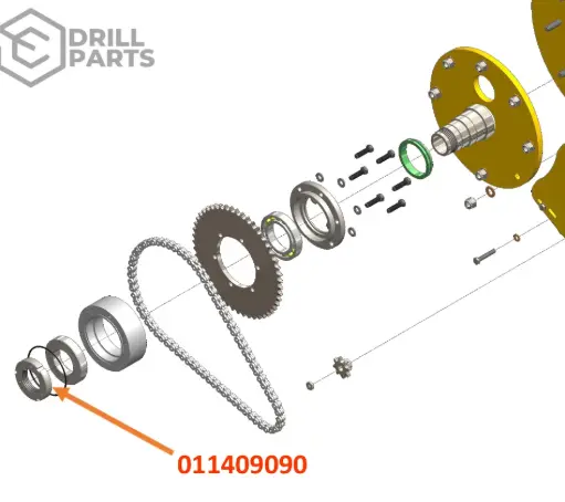  011409090 TUERCA DE COLECTOR  BOLTER 88