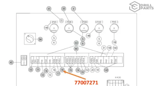 77007271 INTERRUPTOR TERMOMAGNETICO JUMBO DD311 