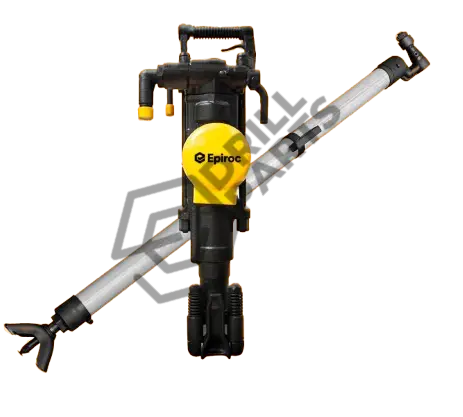PERFORADORA NEUMATICA YT29 MAS BARRA DE AVANCE      PESO : 27 kg      Ø DE CILINDRO : 80mm   ENERGIA DE IMPACTO :75.5J    PROFUNDIDAD  DE PERFORACION EN ROCA : 5Mts                                                   