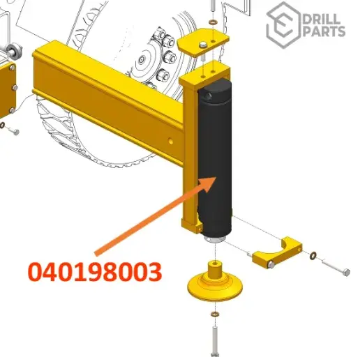 040198003 CILINDRO HID. DE GATA DOBLE CHECK  BOLTER 88