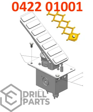 0422 01001 PEDAL DE FRENO  BOLTER 99