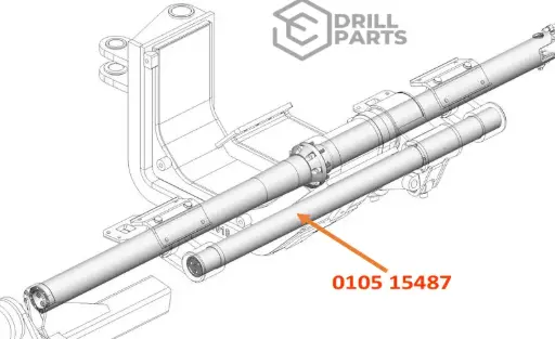  0105 15487 EJE DE PIVOTE LATERAL  8"