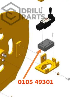 0105 49301 BASE DE ELECTROVALVULA   BOLTER 99