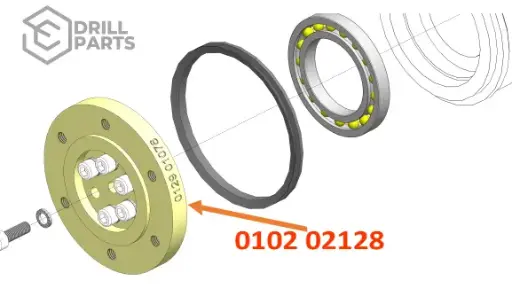 0102 02128 DISTANCIADOR BOLTER 99