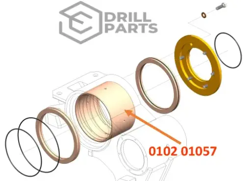 0102 01057 BOCINA DE BRONCE  BOLTER 99 