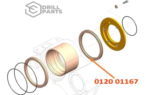 0120 01167 ESPACIADOR DE BRONCE  BOLTER 99