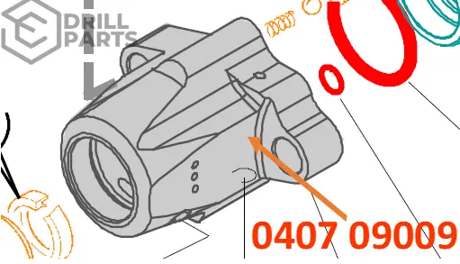 0407 09009 FRONT GUIDE 38MM ACERO INOX MUKI FF