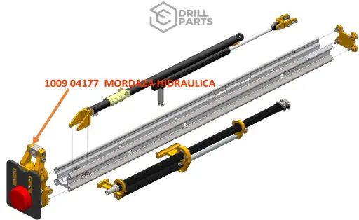 1009 04177  MORDAZA HIDRAULICA  BULL 163 MUKI FF